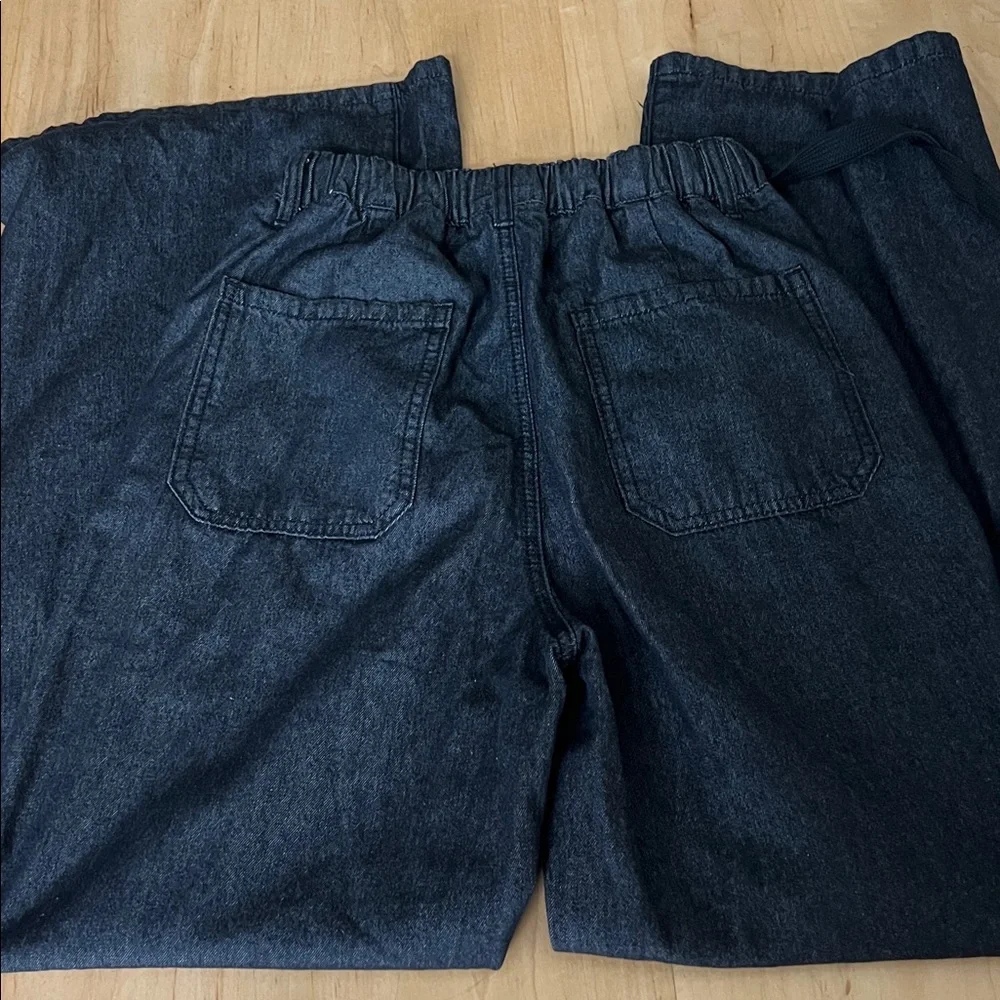 Cider Wide-Leg Black Denim Pants - Picture 8 of 8